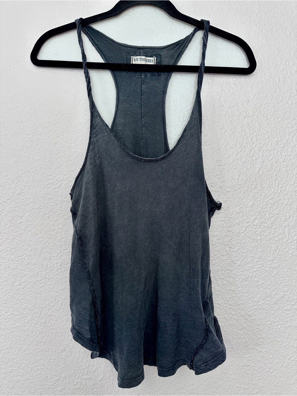 We The Free Women's Washed Black Racerback Tank Top